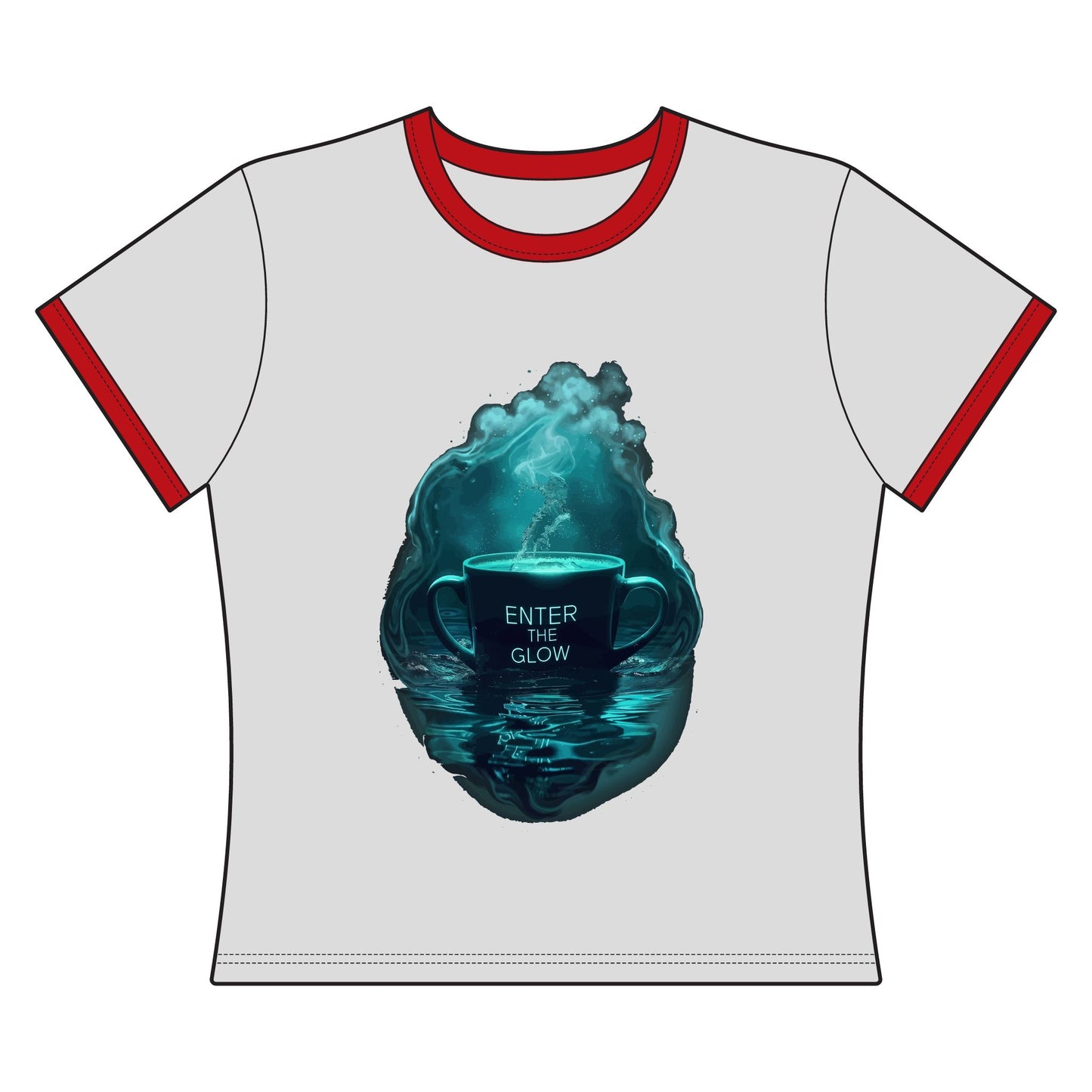 Enter The Glow Women's Ringer Tee