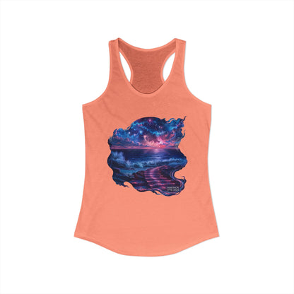 250 Years of Freedom 1776-2026 Independence Day USA Women's Ideal Racerback Tank