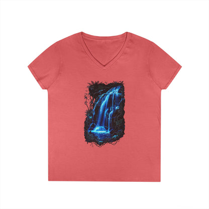 Fluid of Light Women's V-Neck Tee
