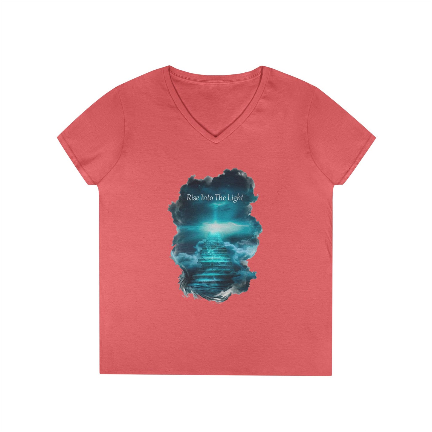 Rise Into The Light Women's V-Neck Tee