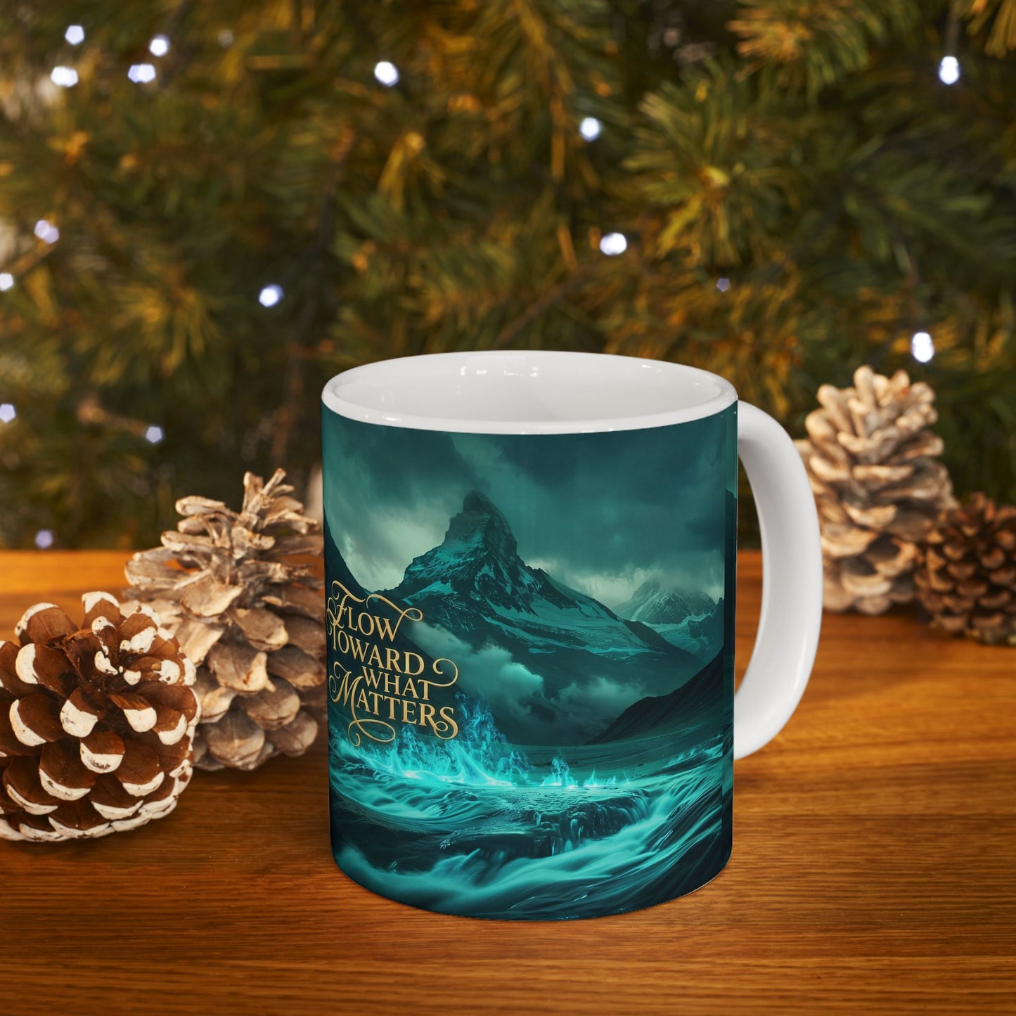 Flow Toward What Matters Ceramic Mug (11oz/15oz)