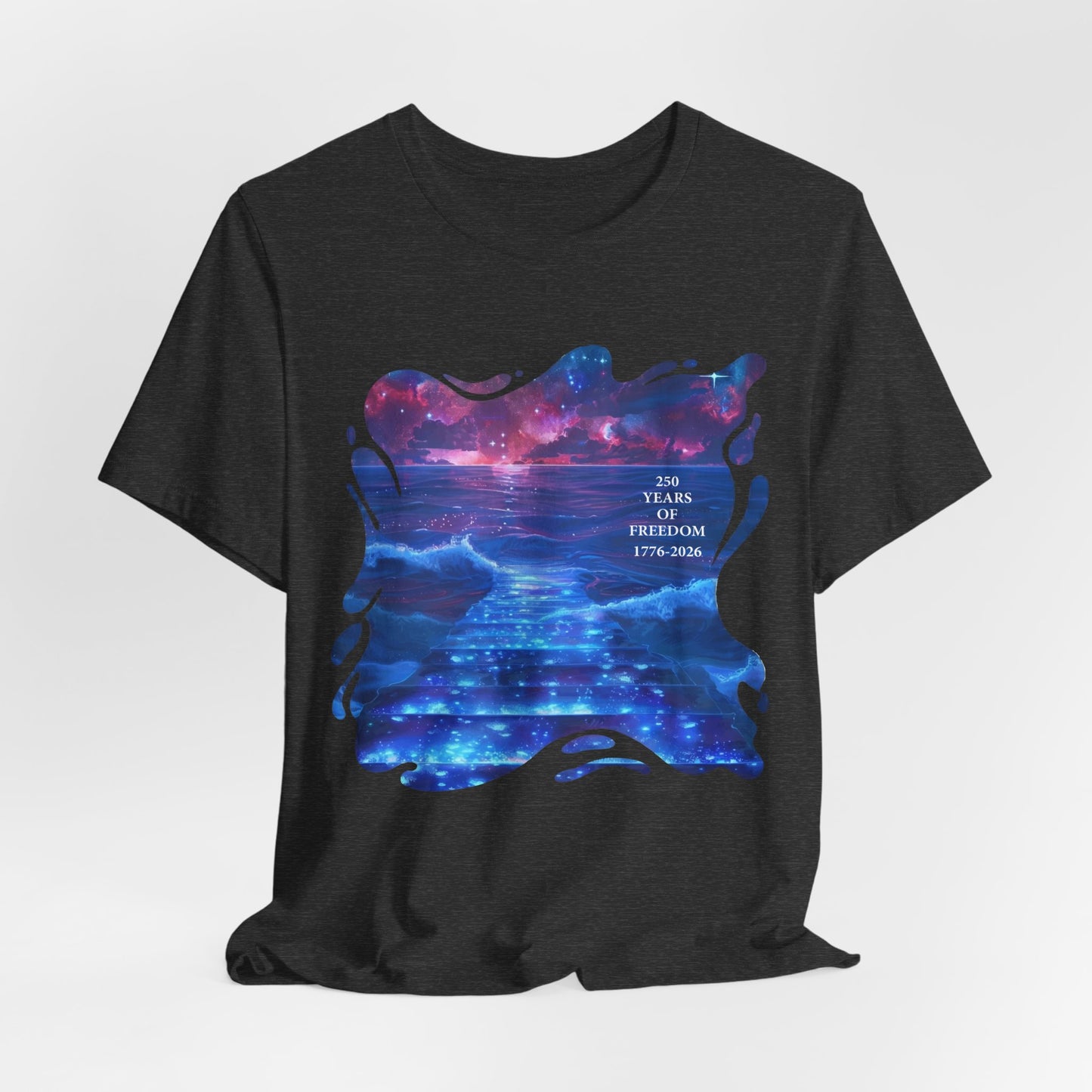 250 Years of Freedom 1776-2026 Independence Day USA Unisex Tee