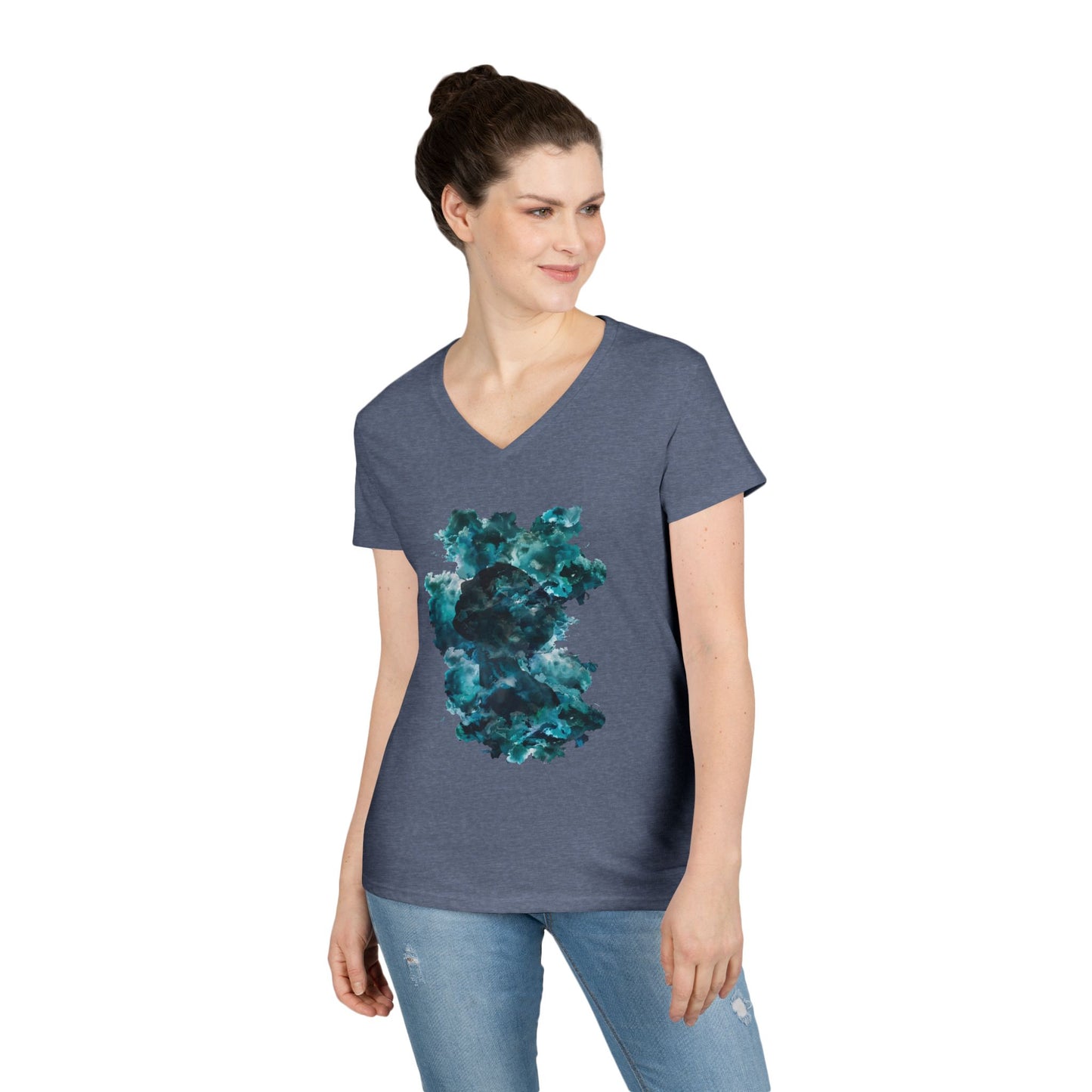 The Bright Mind Women's V-Neck Tee