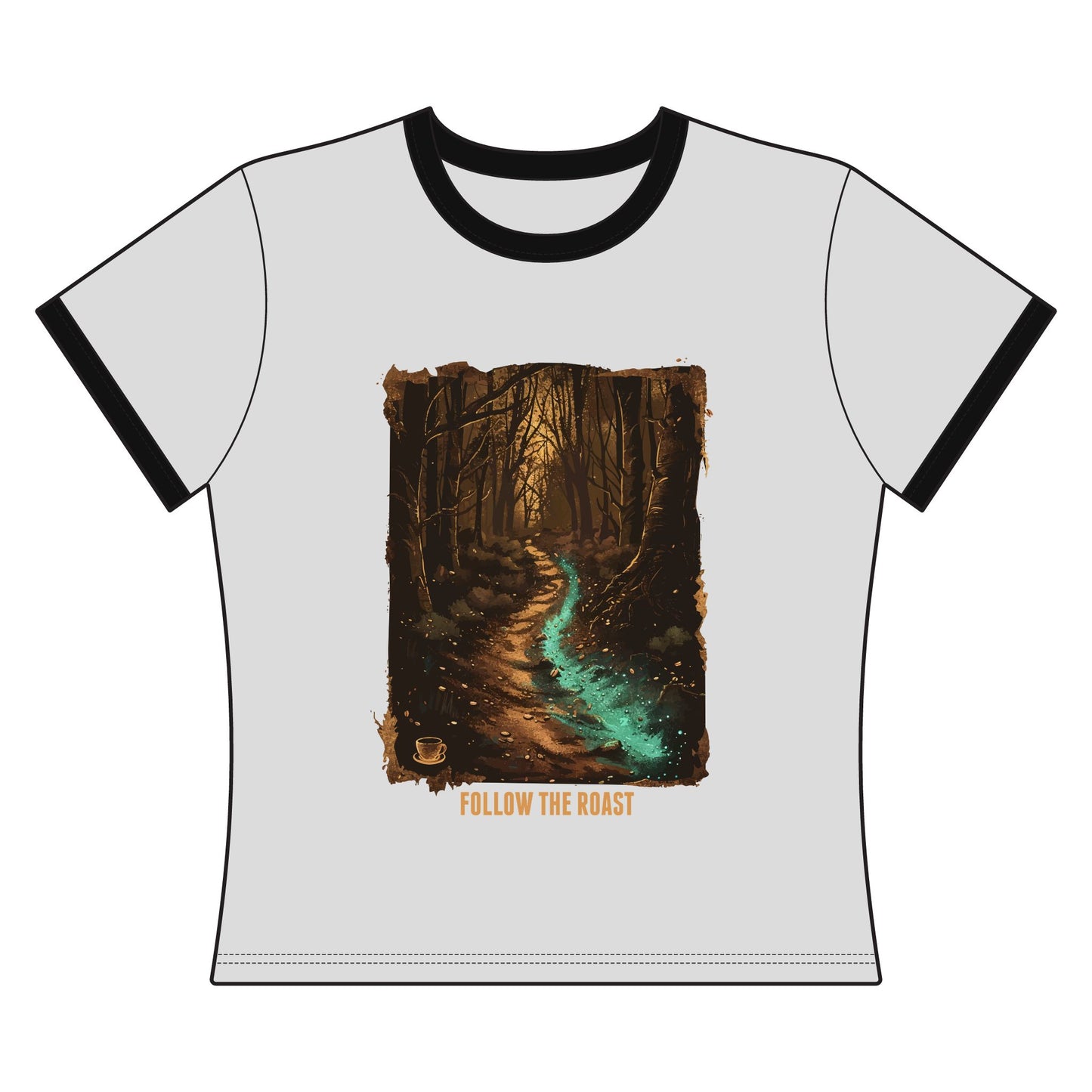 Follow The Roast Women's Ringer Tee