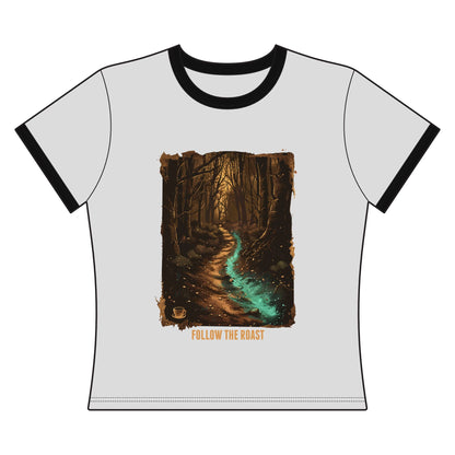 Follow The Roast Women's Ringer Tee