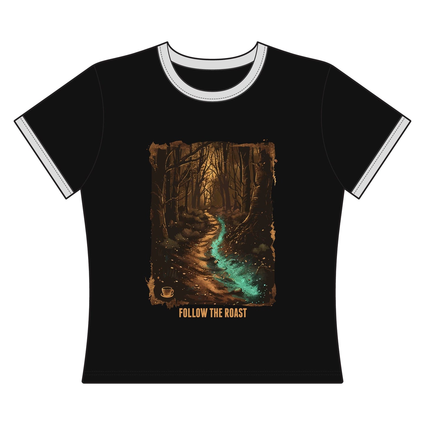 Follow The Roast Women's Ringer Tee