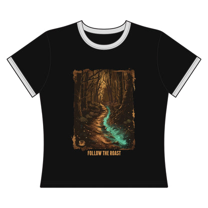 Follow The Roast Women's Ringer Tee