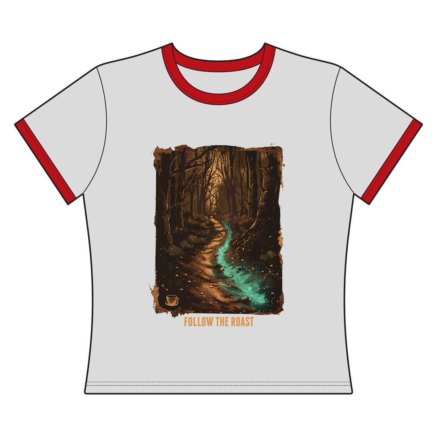 Follow The Roast Women's Ringer Tee