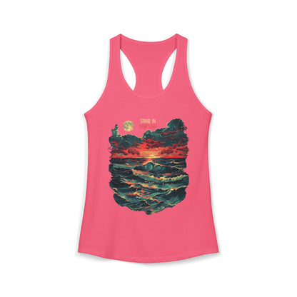 Stand In Your Light Women's Ideal Racerback Tank