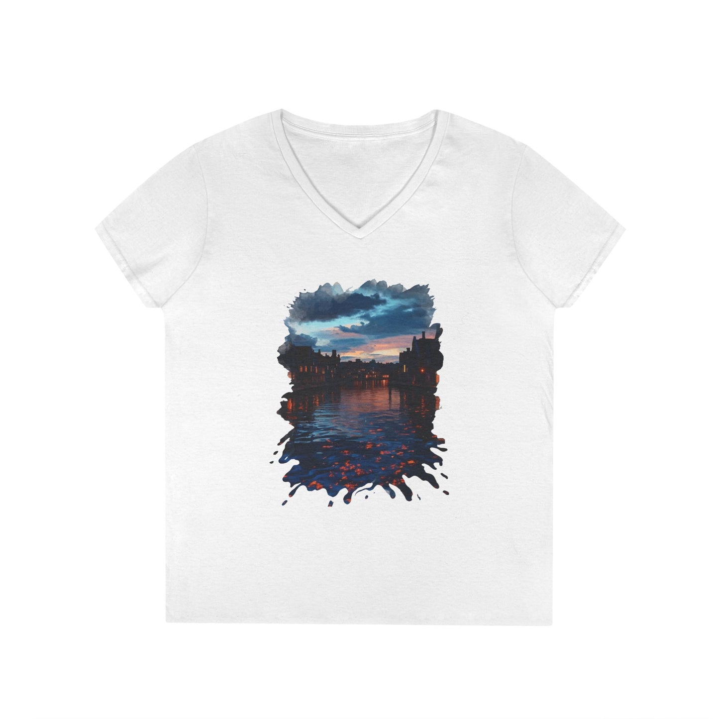 The Lightening Aura Women's V-Neck Tee