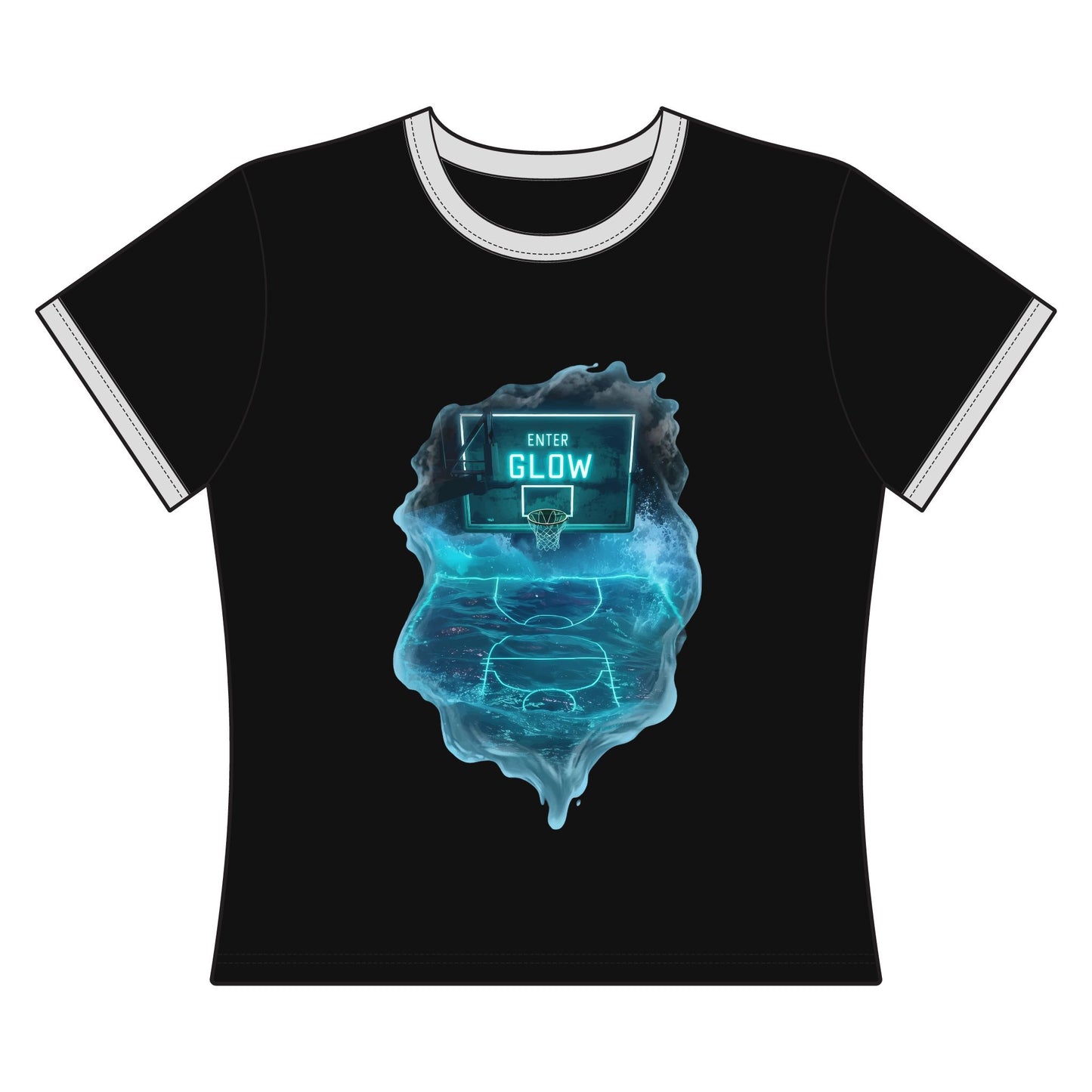 Enter The Glow Women's Ringer Tee