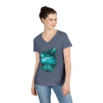 Dream In Light Women's V-Neck Tee