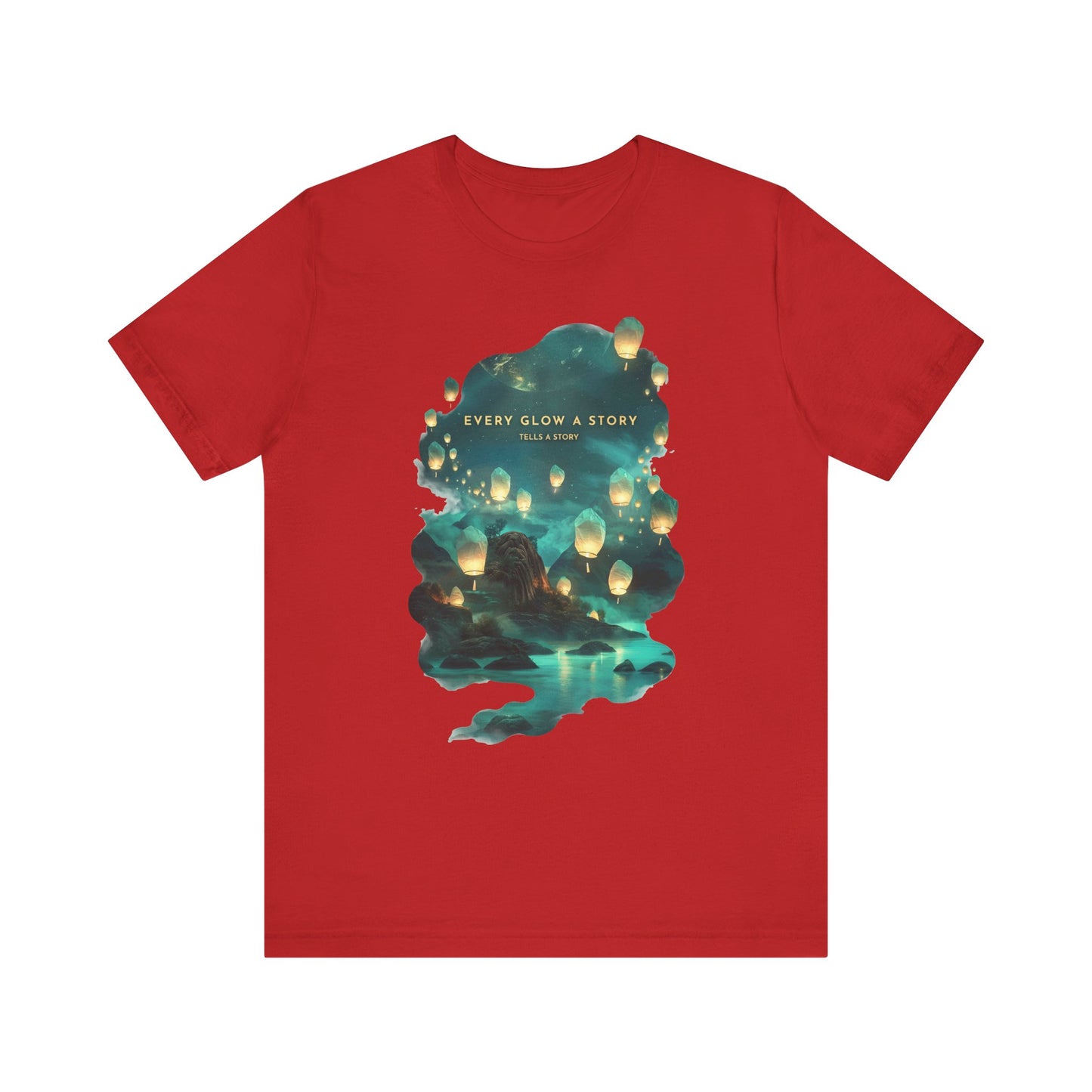 Every Glow a Story Tells a Story Unisex Tee
