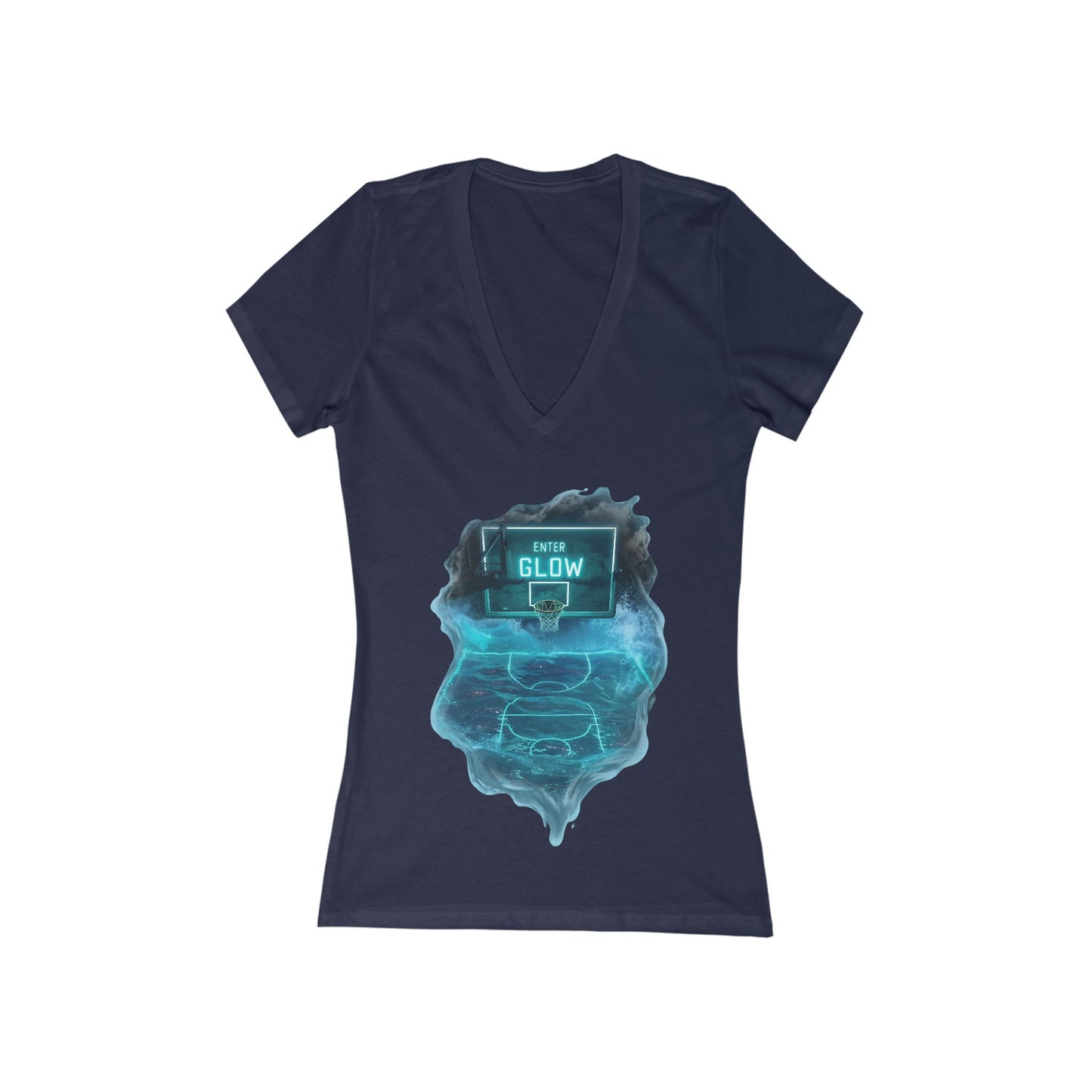Enter The Glow Women's Deep V-neck Tee