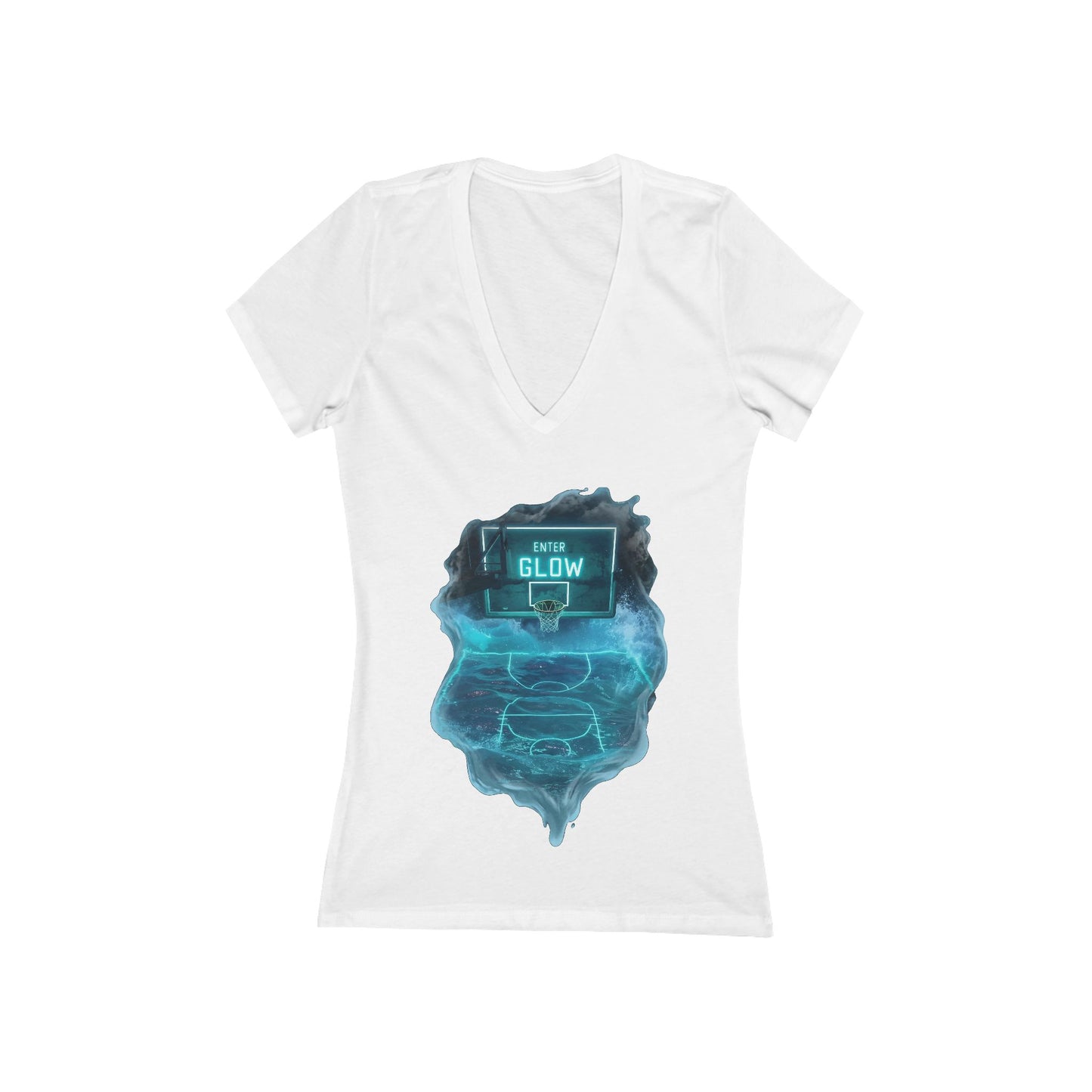 Enter The Glow Women's Deep V-neck Tee