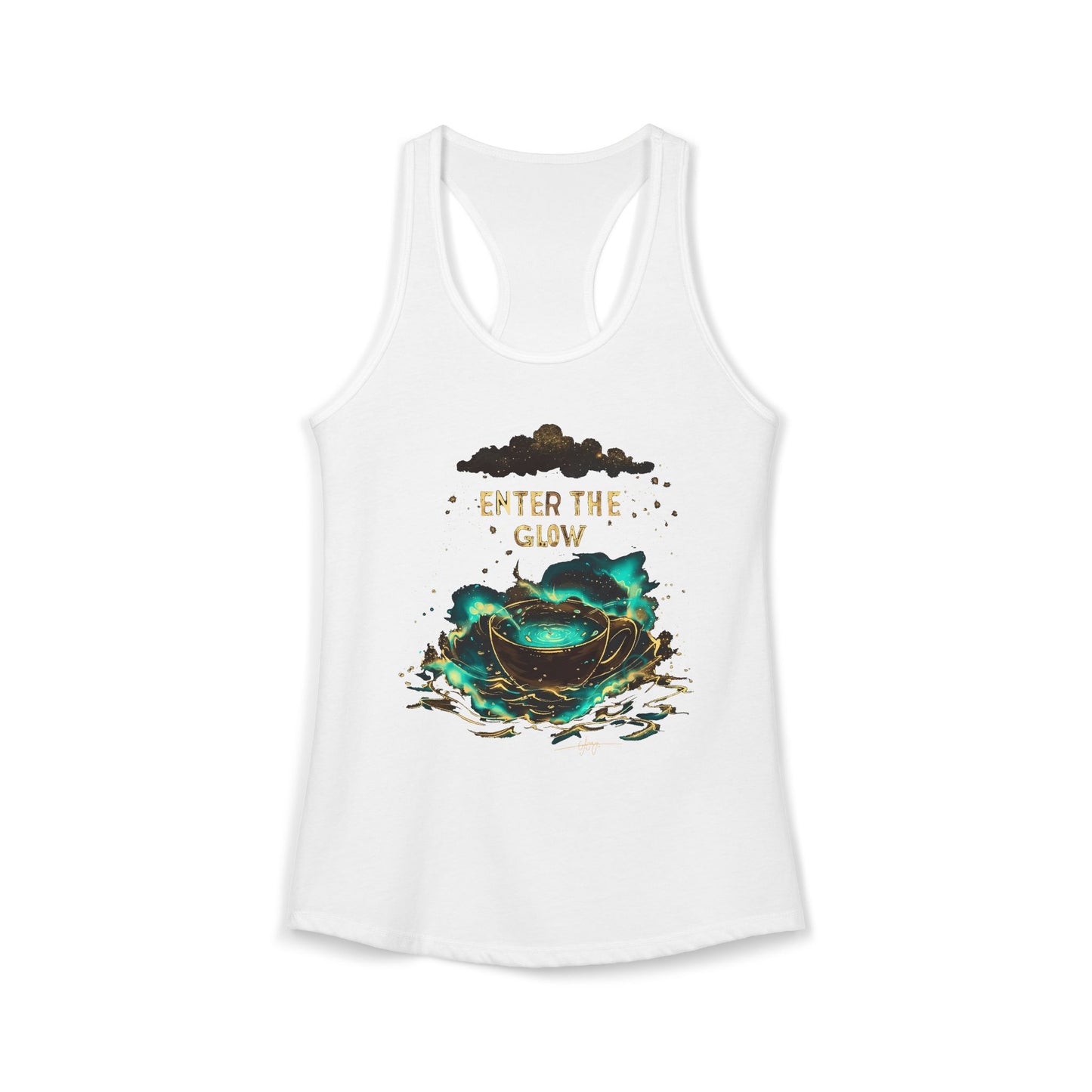Enter The Glow Women's Ideal Racerback Tank