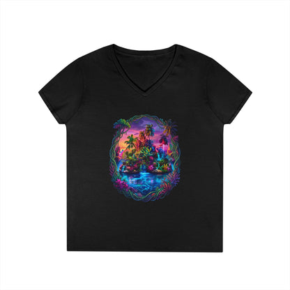 The Lightening Lake Women's V-Neck Tee