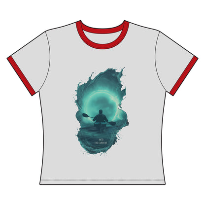 Into The Current Women's Ringer Tee