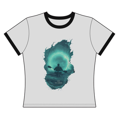 Into The Current Women's Ringer Tee