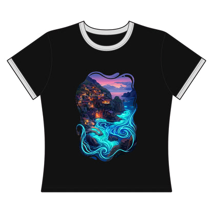 Light In The Sea Women's Ringer Tee