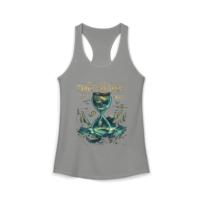 Time Shapes The Light Women's Ideal Racerback Tank