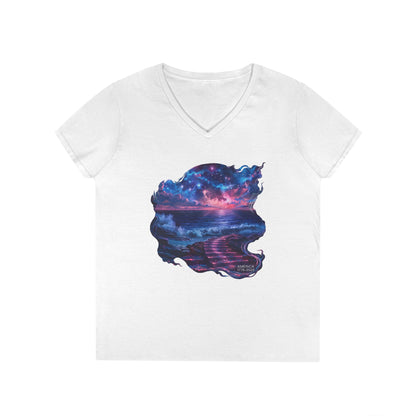 America 1776-2026 Independence Day USA Women's V-Neck Tee