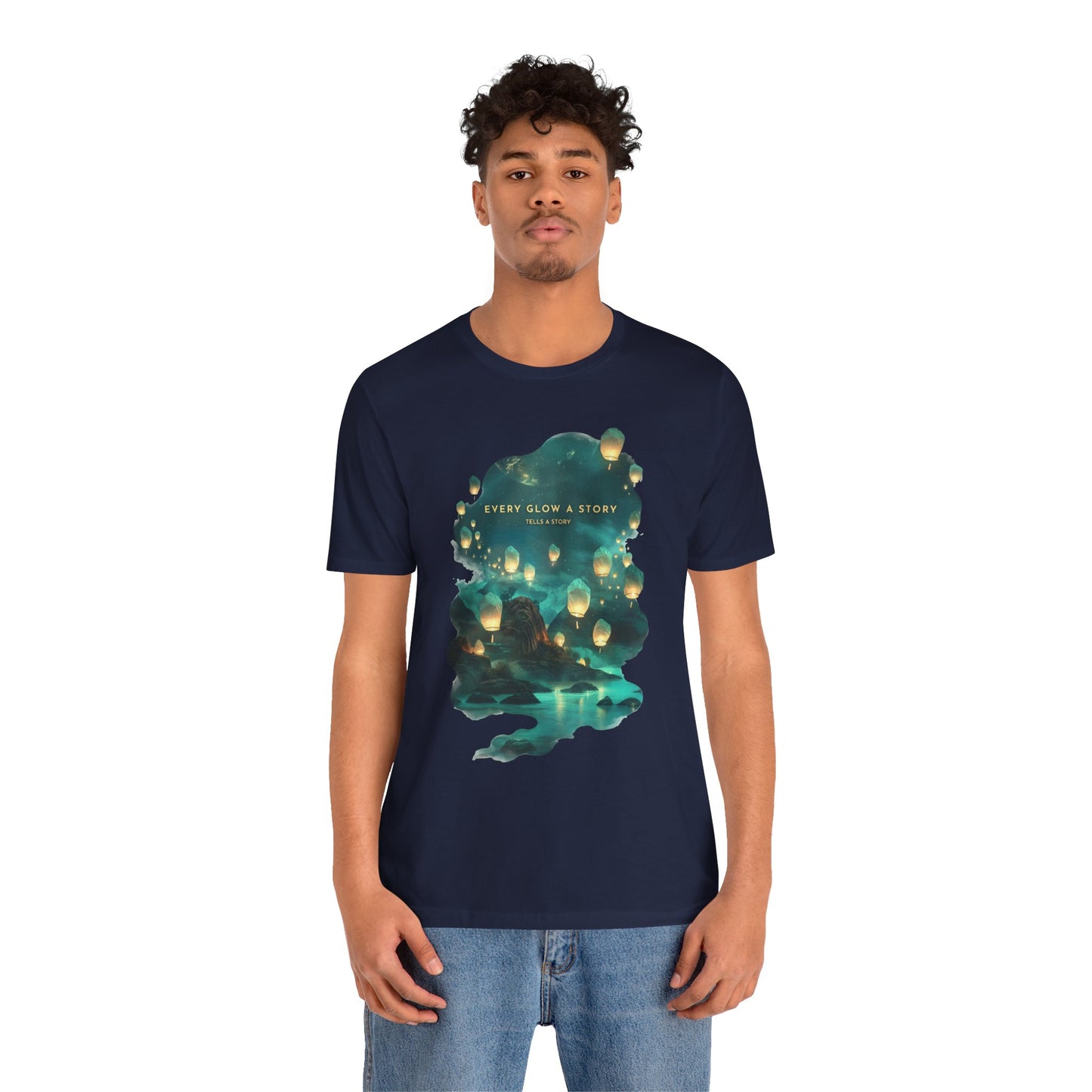 Every Glow a Story Tells a Story Unisex Tee