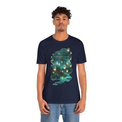 Every Glow a Story Tells a Story Unisex Tee