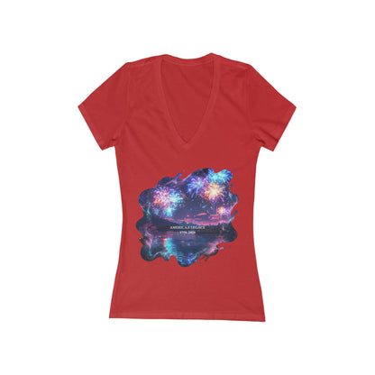 America's Legacy  Women's Deep V-neck Tee