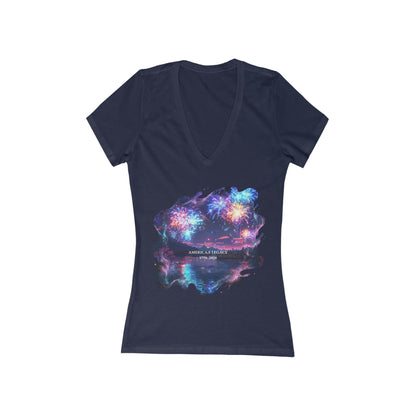 America's Legacy  Women's Deep V-neck Tee
