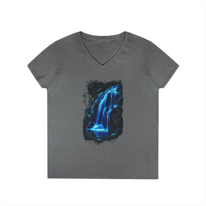 Fluid of Light Women's V-Neck Tee