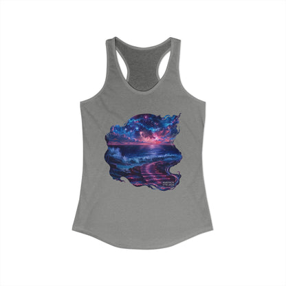 250 Years of Freedom 1776-2026 Independence Day USA Women's Ideal Racerback Tank