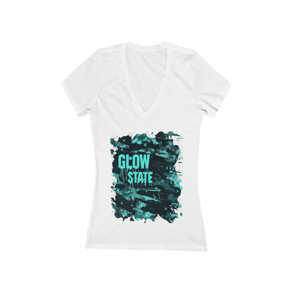 Glow State Women's Deep V-neck Tee