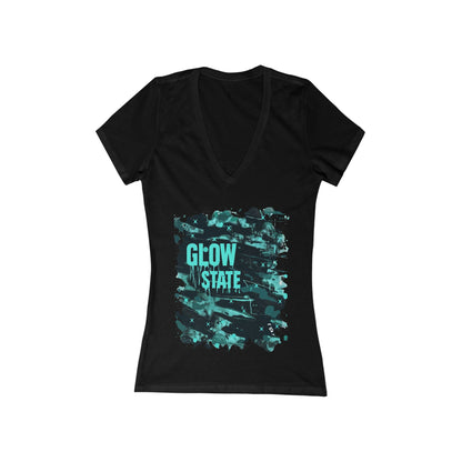Glow State Women's Deep V-neck Tee