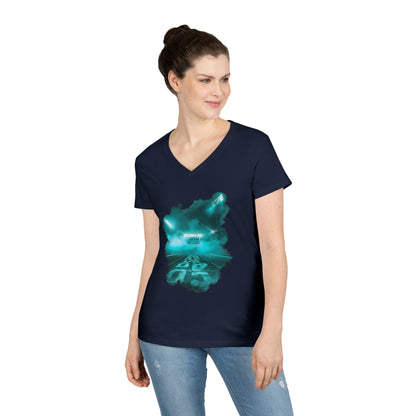 Dream In Light Women's V-Neck Tee