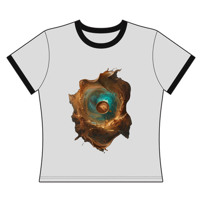 Rise And Glow Women's Ringer Tee