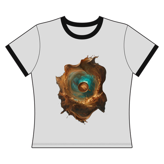 Rise And Glow Women's Ringer Tee