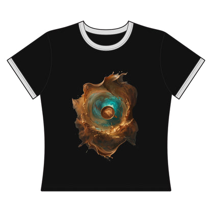 Rise And Glow Women's Ringer Tee
