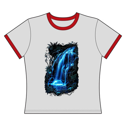 Fluid of Light Women's Ringer Tee