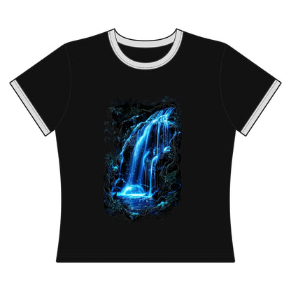 Fluid of Light Women's Ringer Tee