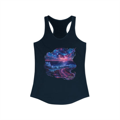 250 Years of Freedom 1776-2026 Independence Day USA Women's Ideal Racerback Tank