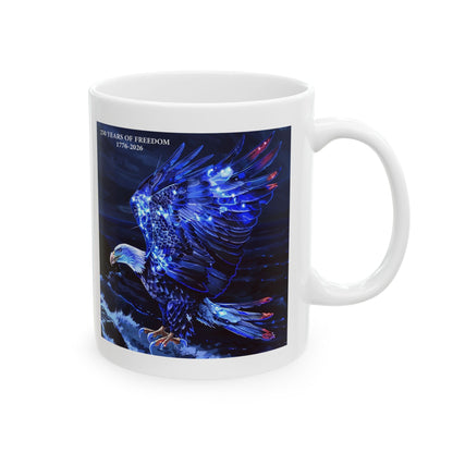 250 Years of Freedom 1776-2026 Independence Day USA Ceramic Mug (11oz/15oz)