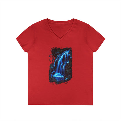 Fluid of Light Women's V-Neck Tee