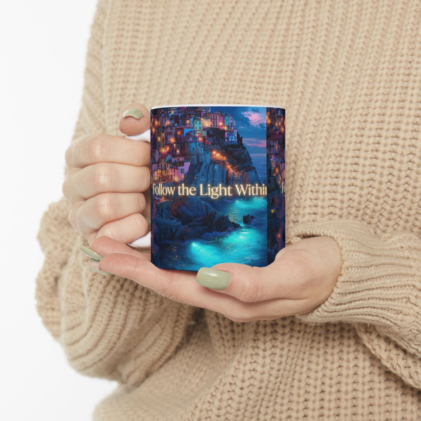 Follow The Light Within - 2 Ceramic Mug (11oz/15oz)