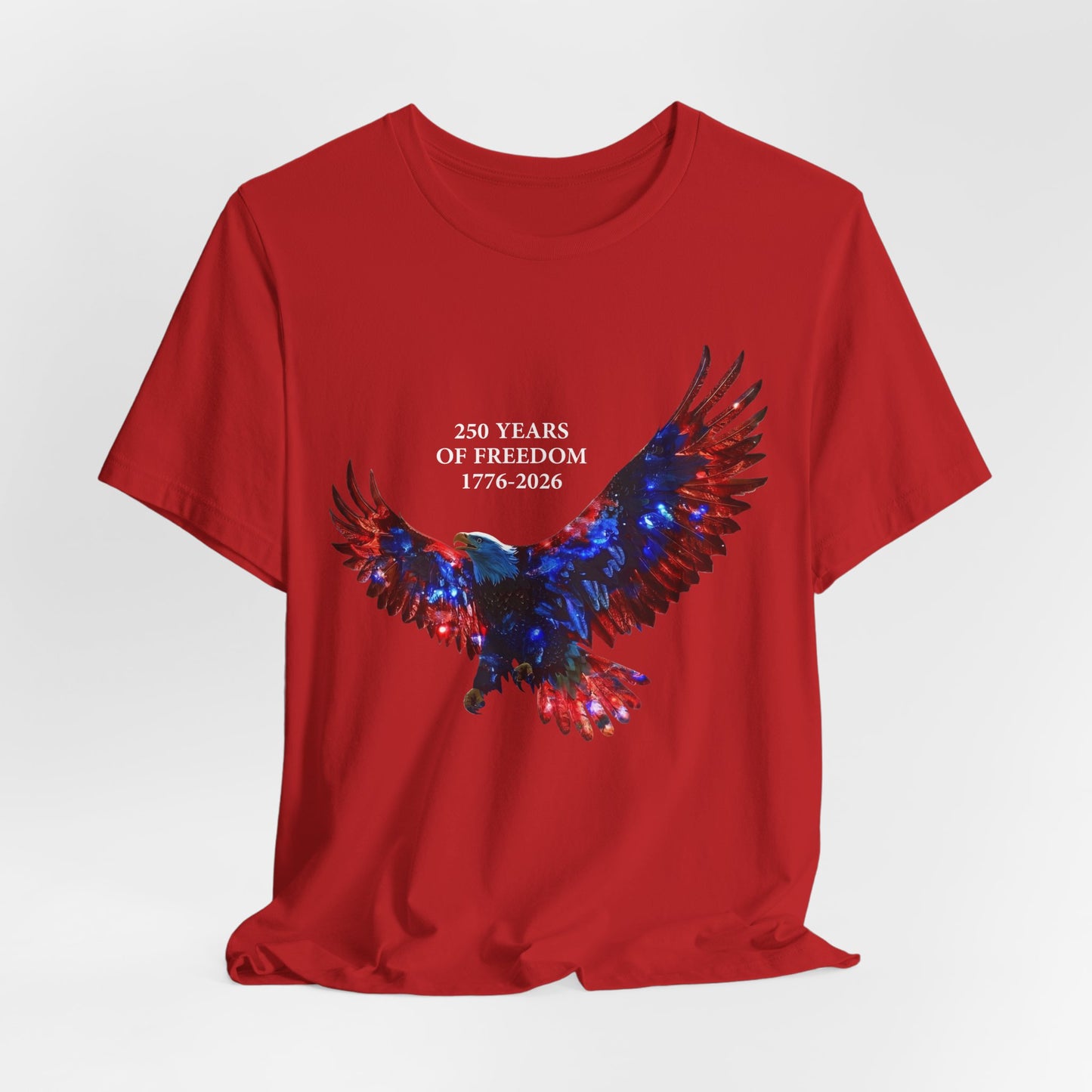 250 Years of Freedom 1776-2026 Independence Day USA Unisex Tee