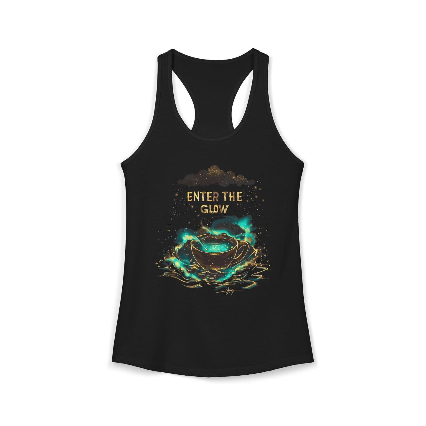 Enter The Glow Women's Ideal Racerback Tank