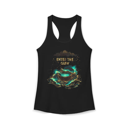 Enter The Glow Women's Ideal Racerback Tank