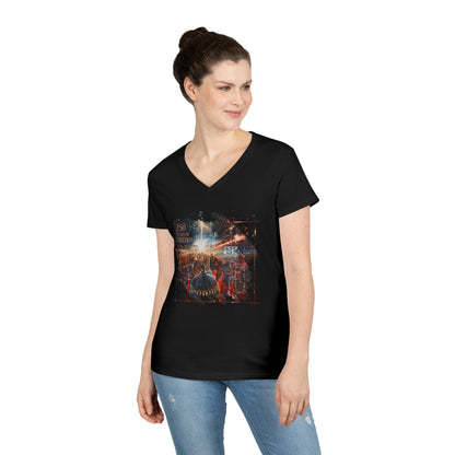 250 Years of Freedom 1776-2026 Independence Day USA Women's V-Neck Tee