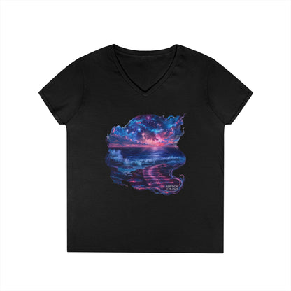 America 1776-2026 Independence Day USA Women's V-Neck Tee