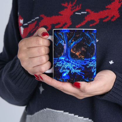 Find Light In Every Wave Ceramic Mug (11oz/15oz)